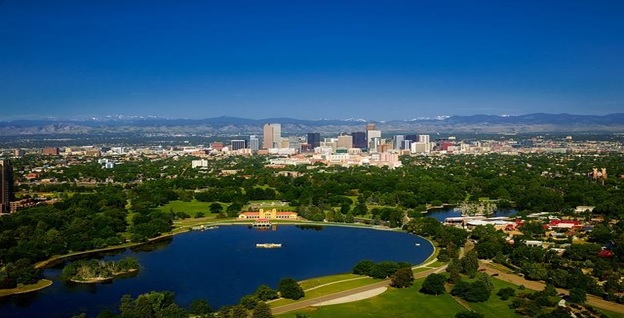 Denver city panorama